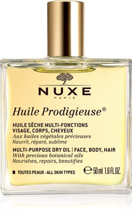 Nuxe Huile Prodigieuse - Многофункциональное сухое масло для лица, тела и волос /   50  ml  / GTIN 3264680009761