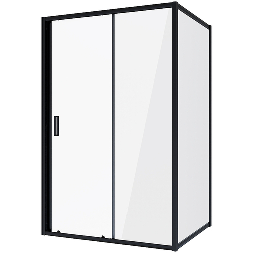 Душевой уголок Niagara Nova 120х80 NG-82-12AB-A80B профиль Черный стекло прозрачное