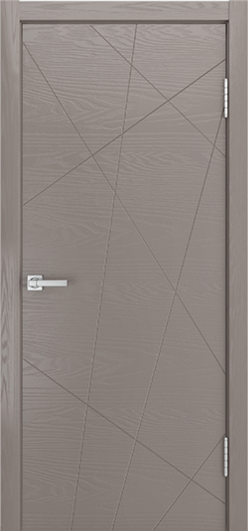 Межкомнатная дверь Мальта глухая / Цвет Темно-серый / Двери Верда