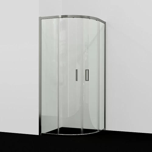 Душевой уголок WasserKRAFT Tauber 64S01 90х90 стекло прозрачное/профиль никель