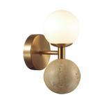 6625/6WL MIDCENT ODL25 221 Настенный светильник под латунь/металл/стекло/камень IP20 LED 1*6W 3000K 220V LOLLA