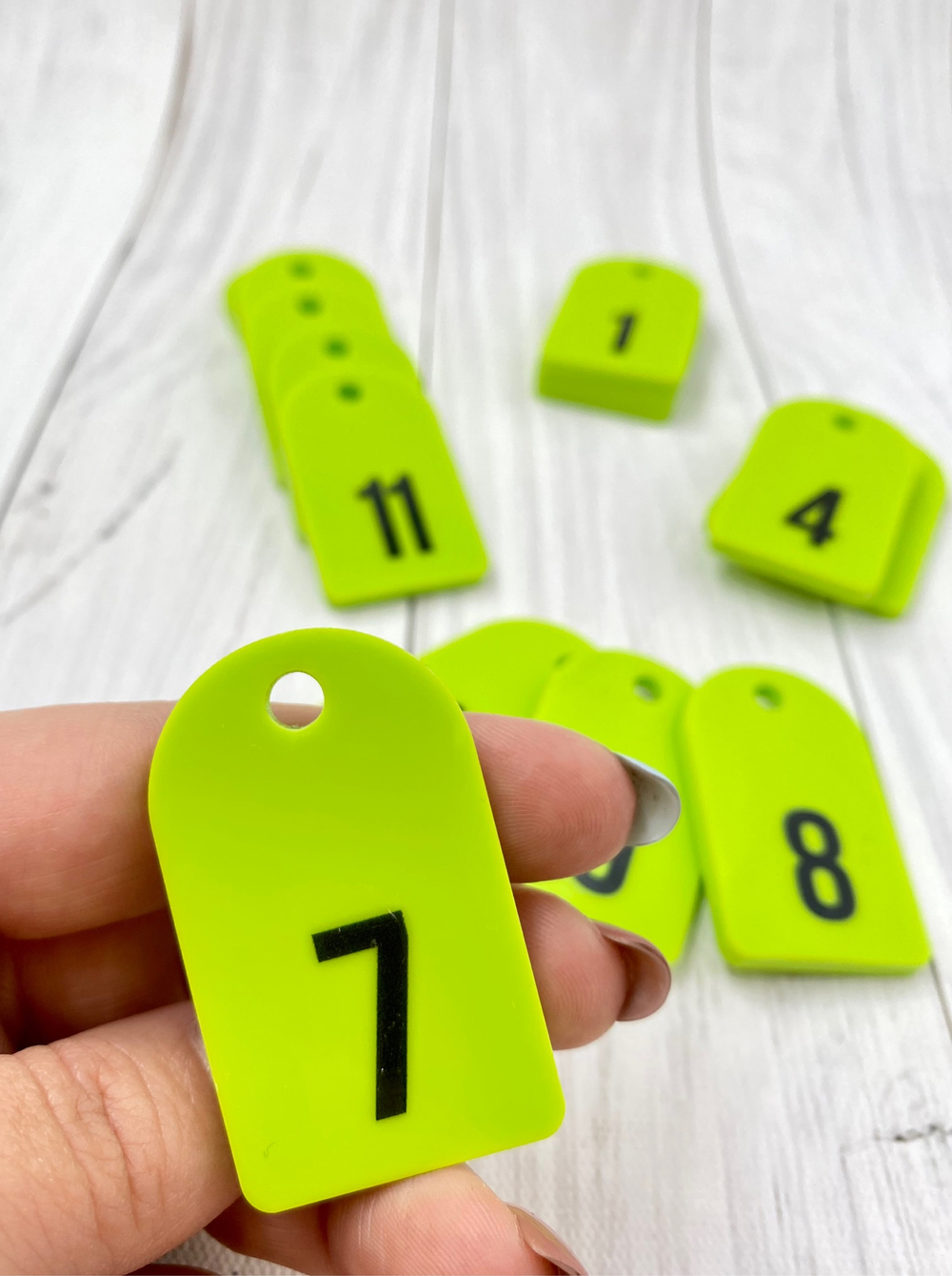 Номерки для ключей 30х50 (Комплект)