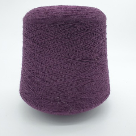 Пряжа Zegna Baruffa Cashwool 2/30 (100% мериносовая шерсть гребенная),1500м/100гр, баклажан