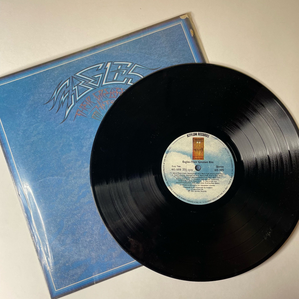 Винтажная виниловая пластинка LP Eagles Their Greatest Hits 1971 1975 (Индия 1976)