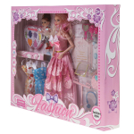 Кукла тип модель, с аксесс. коробка 01287