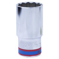 KING TONY (423032M) Головка торцевая глубокая двенадцатигранная 1/2", 32 мм