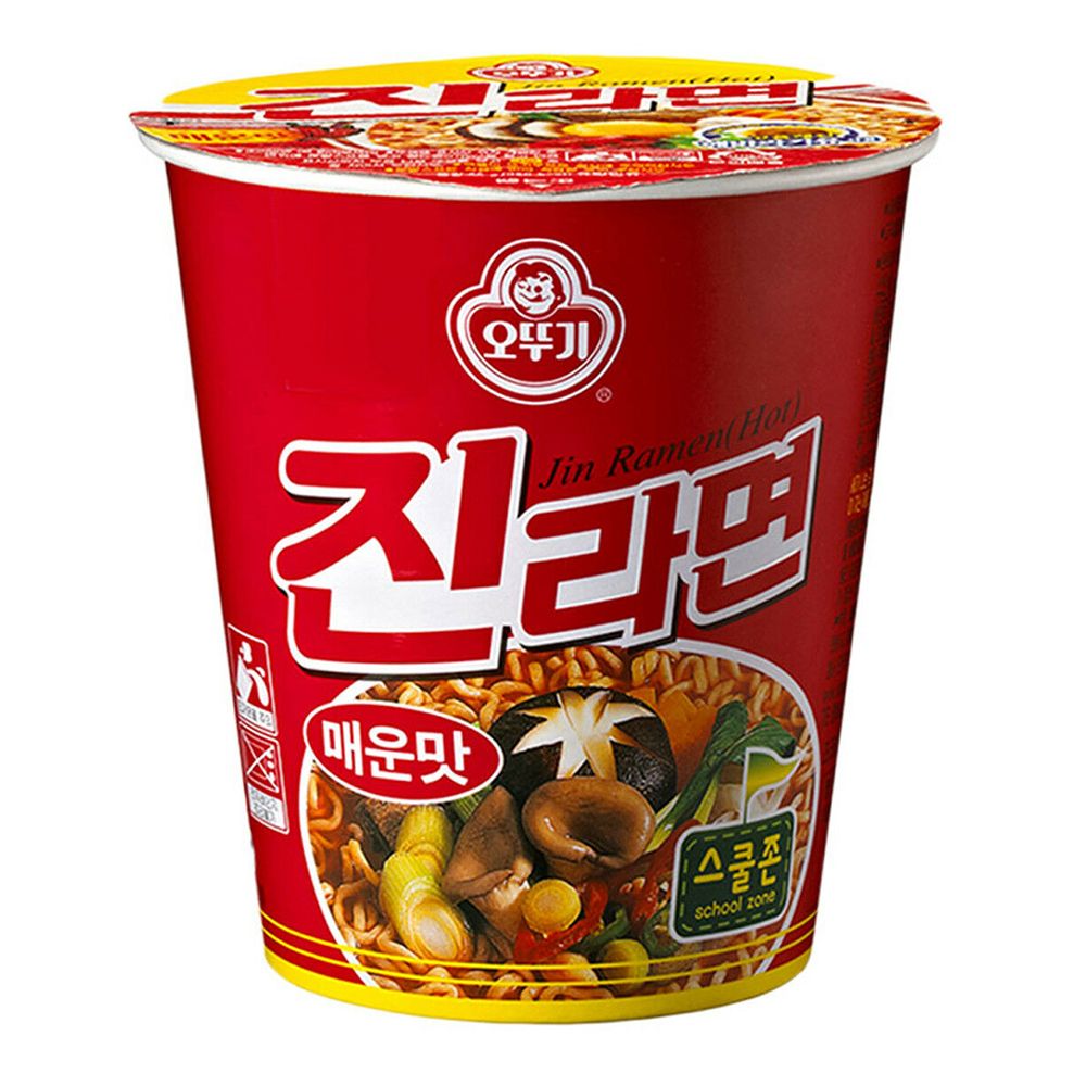 Лапша Джин рамен острая Ottogi Jin Ramen Hot 65 г