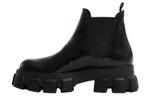 PRADA Moonlith Brushed Leather Chelsea Boots