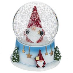 GAEM Фигурка декор в стекл шаре "Гном", D7 см, L7,5 W7,5 H8,5 см, 2в.