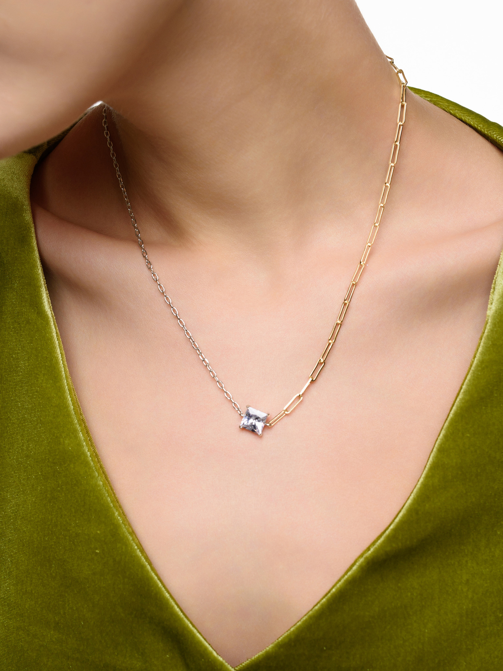 Колье "Square" Bicolor