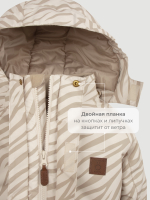 Комбинезон мембранный зимний Mjölk Зебра, утеплитель 250гр/м2