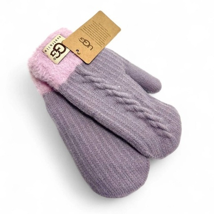 Женские Вязаные Перчатки UGG Violet