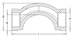 Обвод короткий  соед. Ø20 PPR VALFEX