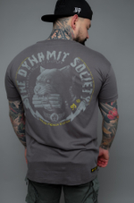 Футболка темно-серая Yakuza Premium 3802