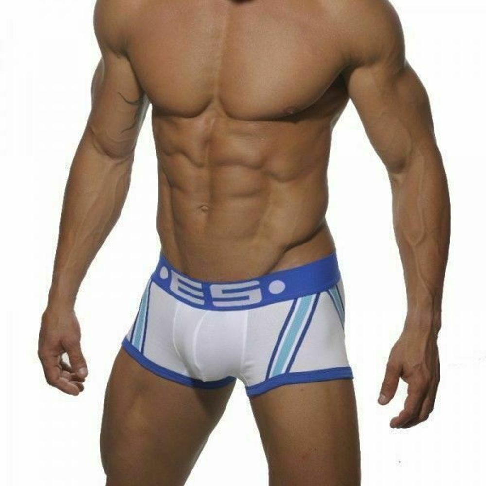 Мужские трусы боксеры белые ES Collection UN028