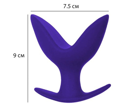 Анальный расширитель "Blue Lotus" синий