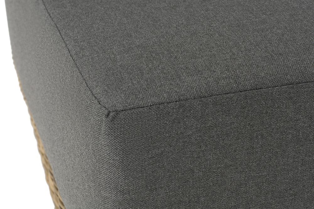 "Капри" модуль диванный угловой с подушками, цвет соломенный