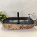 Раковина из речного камня RS-63605 (71*35*16) 0124