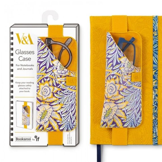 V&amp;A Bookaroo Glasses Case - Morris Tulip &amp; Willow