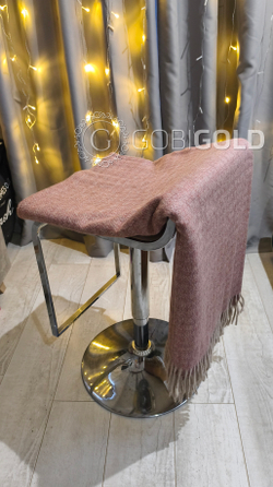 Плед из шерсти Альпаки 170x210 см. - сирень (арт. AGG004)