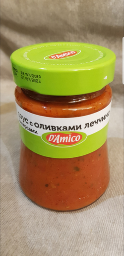 Соус с каперсами и оливками Gaeta в томатной заливке 290 гр Италия