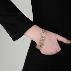 "Эль-Пасо" браслет в золотом покрытии из коллекции "Этно" от Jenavi с замком пряжка