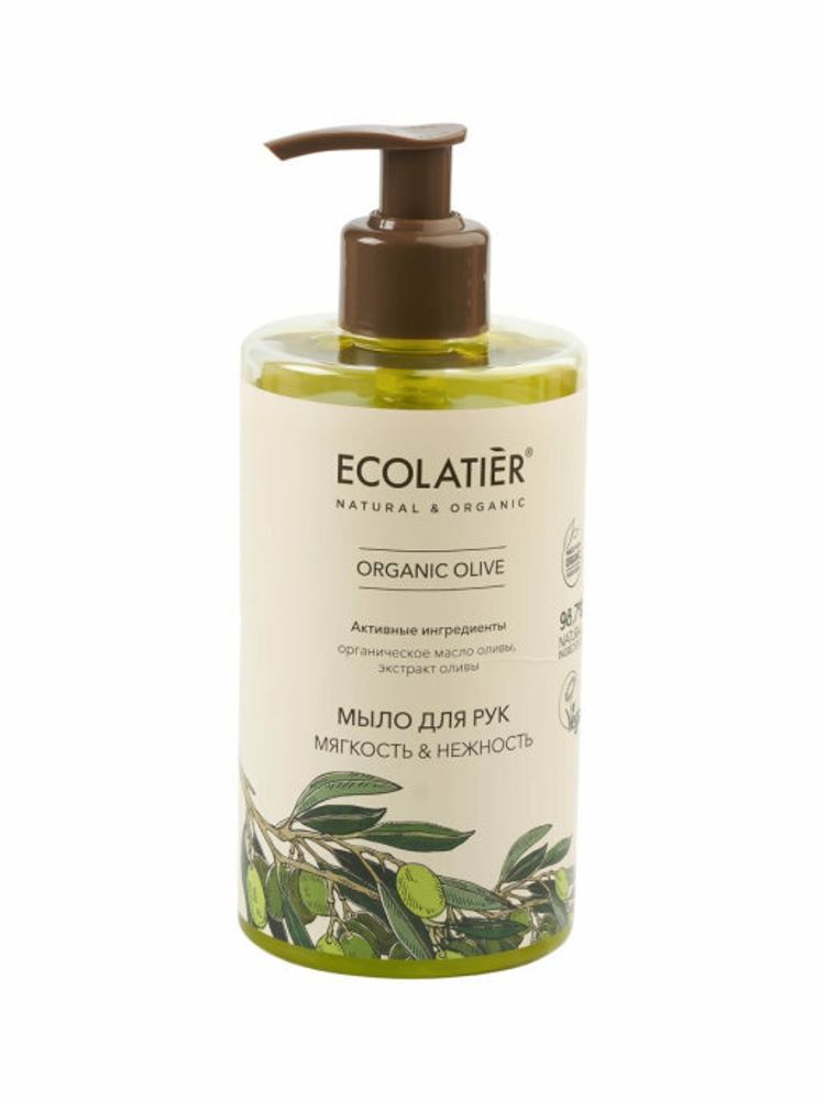 Ecolatier Organic Olive мыло для рук Мягкость и Нежность, 460мл