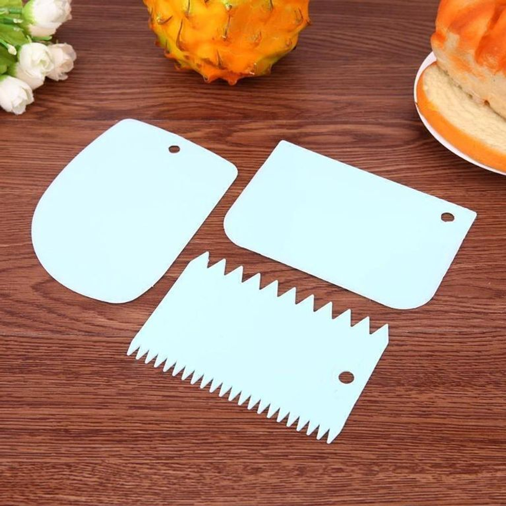 Набор шпателей кондитерских, 3 шт