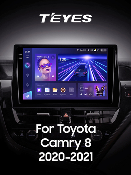 Teyes CC3 2K 10,2"для Toyota Camry 8 2020-2021