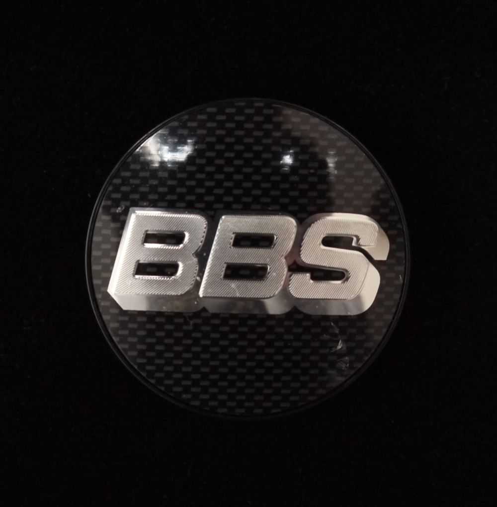 Крышка центрального отверстия BBS 56.0 мм silver/carbon (замена 09.24.281)