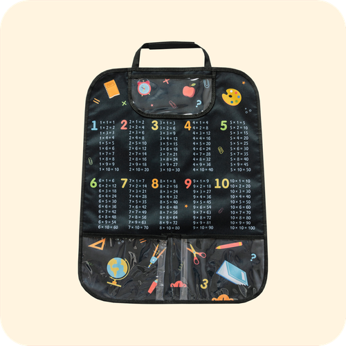 Накидка на сидение автомобиля. Таблица умножения