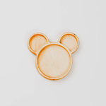 Деревянная менажница "Микки Маус" из кедра