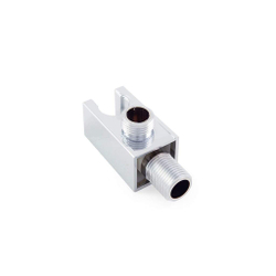 Штуцер для шланга душа с держателем для лейки (хромированный пластик) DC 9041