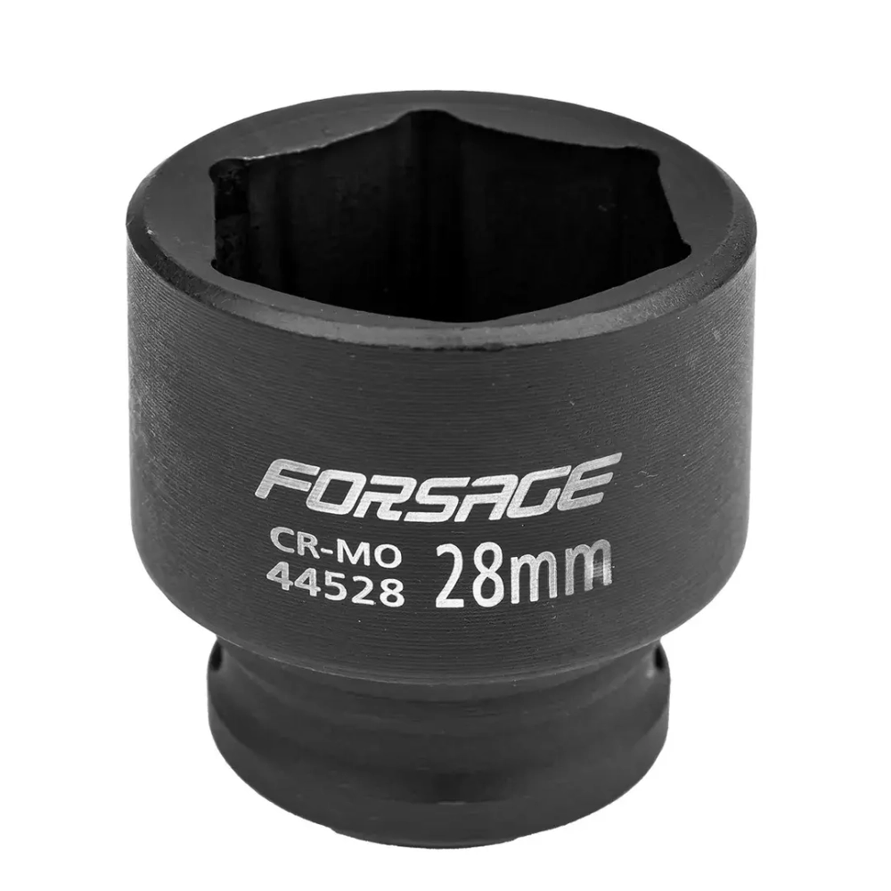 Головка ударная 28мм(6гр.)1/2'' Forsage F-44528