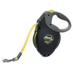 flexi рулетка Giant Neon M (до 25 кг) лента 8 м, светоотражающая, желтый неон