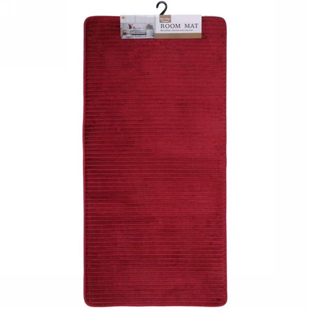 Коврик для ванной 60*120"Гамма» красный