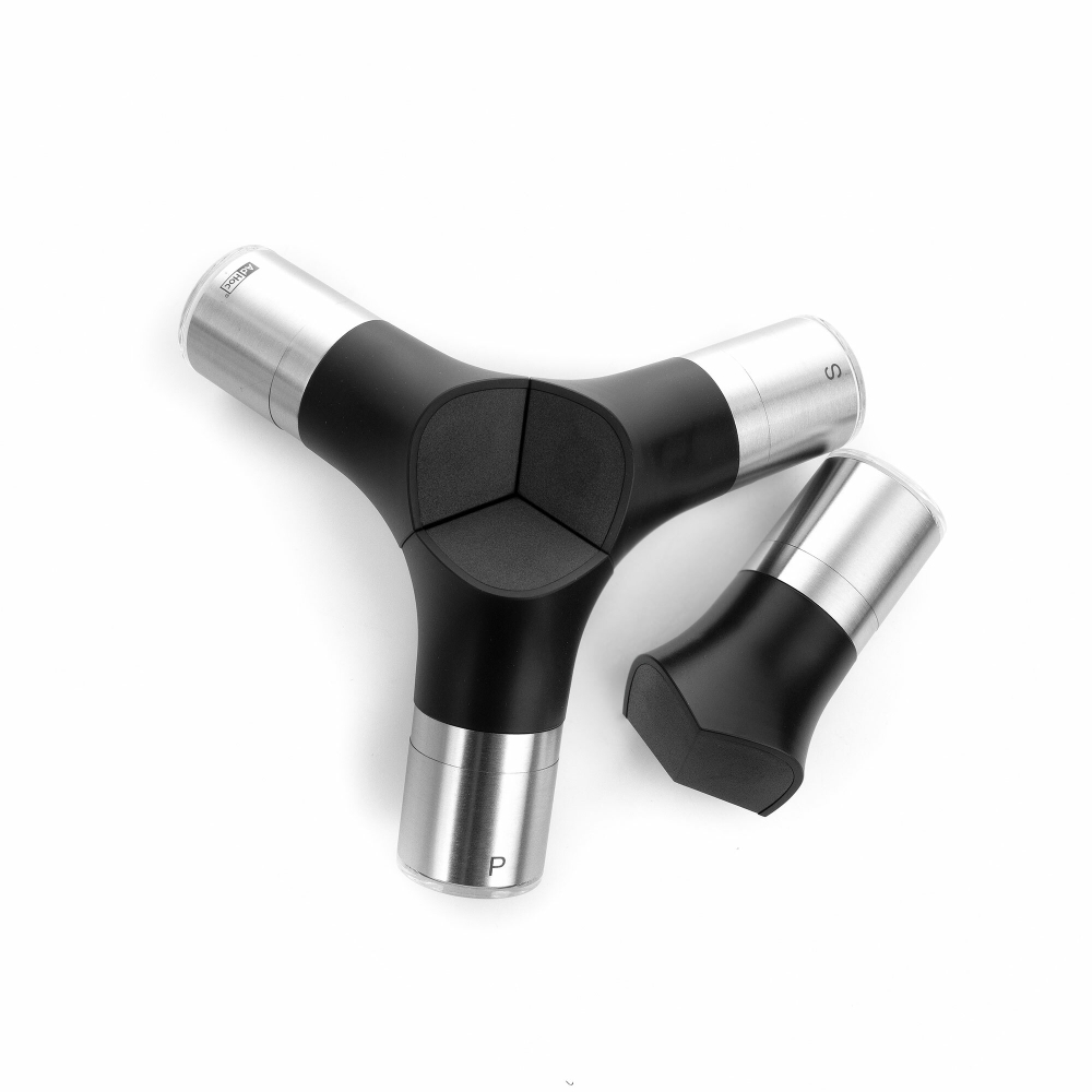 Мельница для перца, соли, чили перца и трав на магнитах 18.3х16см AdHoc Giant