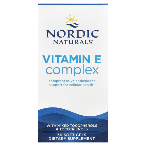 Nordic Naturals, Комплекс витаминов E, 30 мягких таблеток