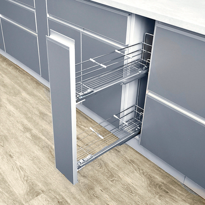 Duslar Бутылочница DYNAMIC, выдвижной фасад 200 мм, хром