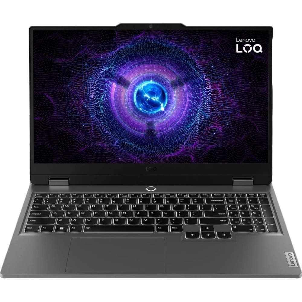 Ноутбук Lenovo LOQ 15IRX9 Core i7 13645HX 16Gb SSD512Gb NVIDIA GeForce RTX4050 6Gb 15.6" IPS FHD (1920x1080) без ОС grey WiFi BT Cam (83DV01HPSA)