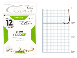 Крючки Cobra FEEDER CLASSIC сер. CF201 разм. 012 10шт.