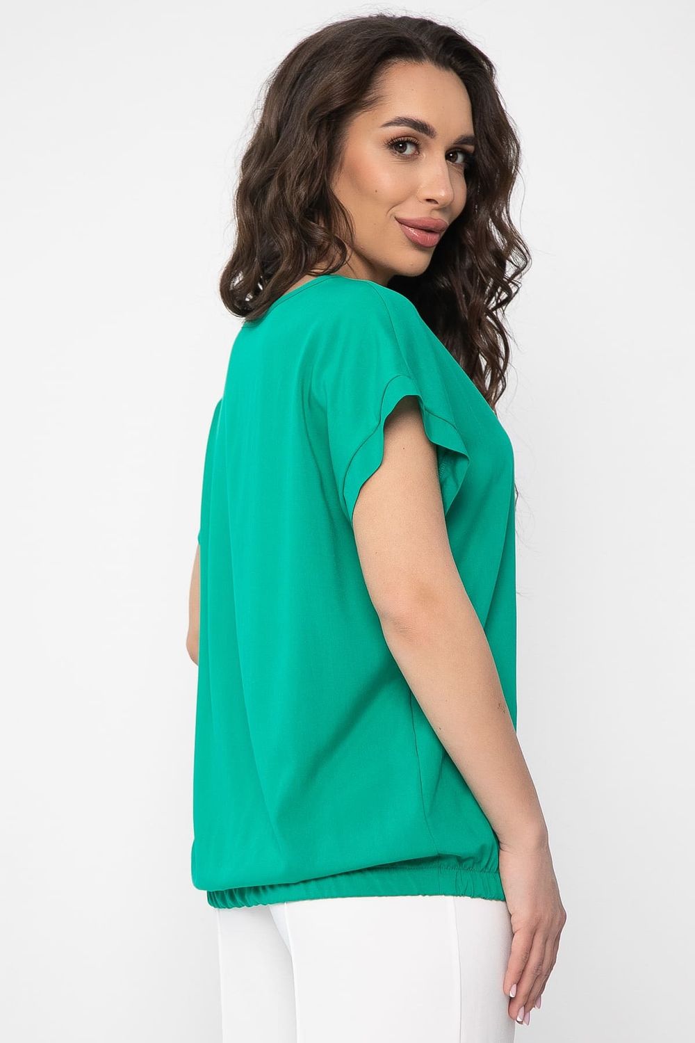 Блуза Леонора (зеленая) Б13600-25М LT Collection