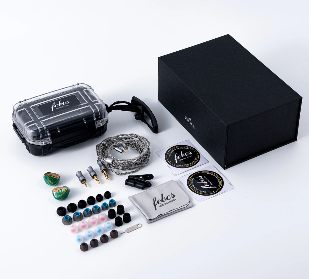 Наушники проводные Hisenior Cano Cristalles, без микрофона, внутриканальные, 4.4 мм, 3.5 мм, 2.5 мм