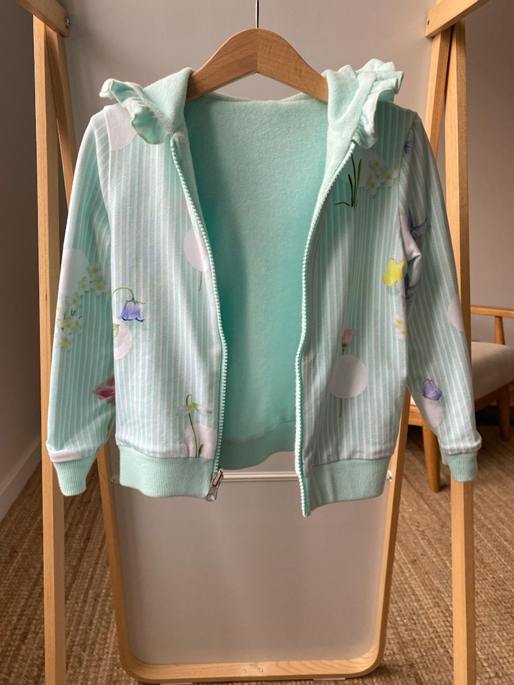 Хлопковая толстовка Lapin House 2хсторонняя, 104