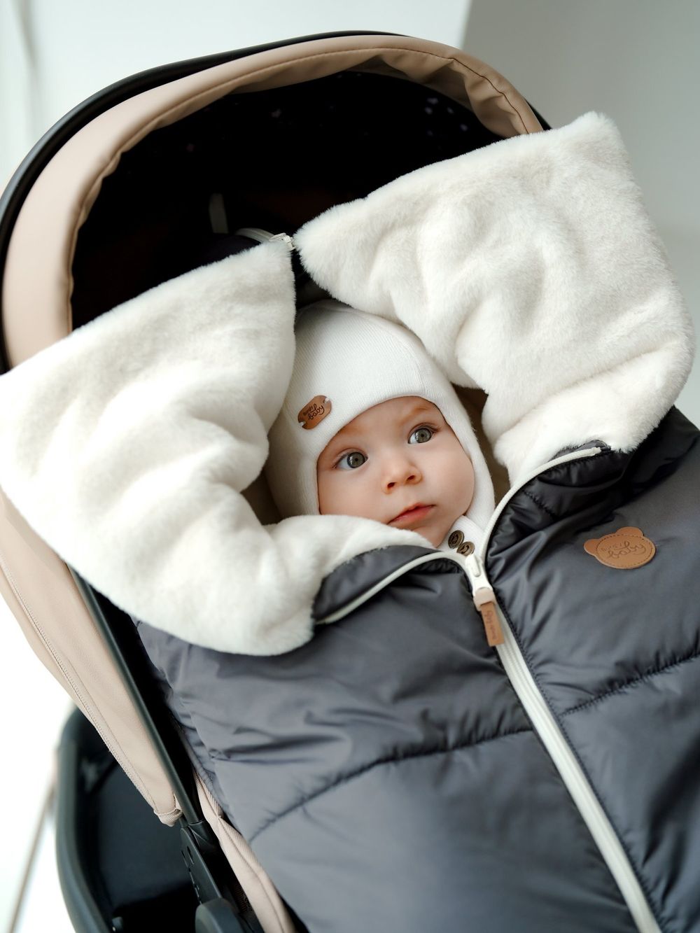 Конверт-одеяло "Графит" 0+