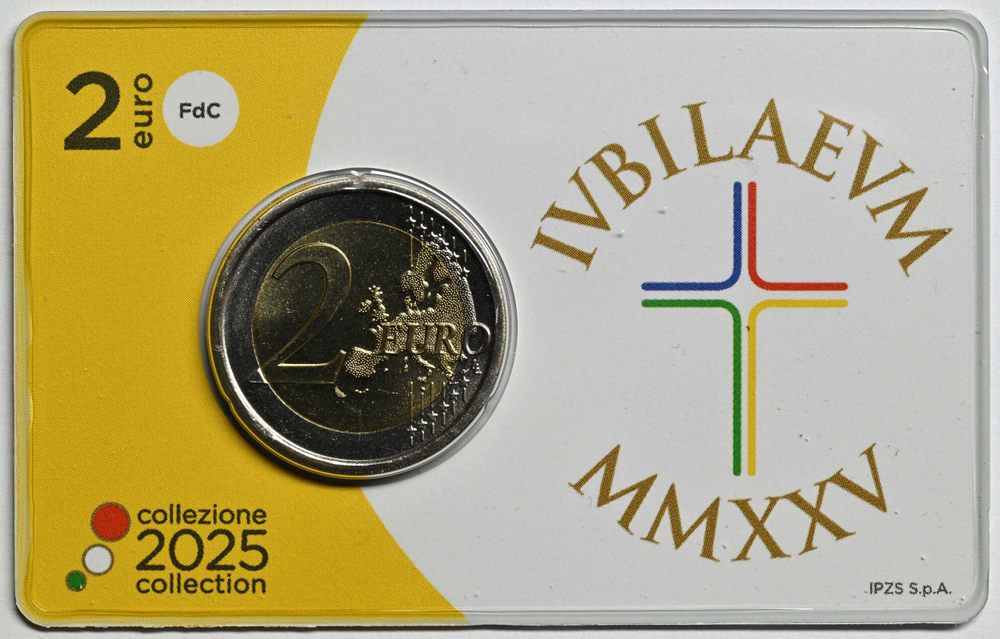 ИТАЛИЯ, 2025, 2 ЕВРО [БИМЕТАЛЛ]