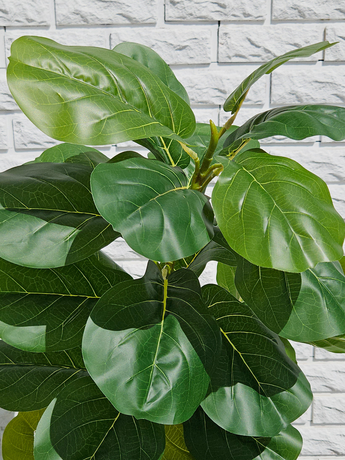 Искусственное растение Фикус Лирата зеленый 160см в кашпо