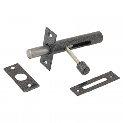 Задвижка дверная ЗД-05 серебро