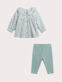 блузка с леггинсами