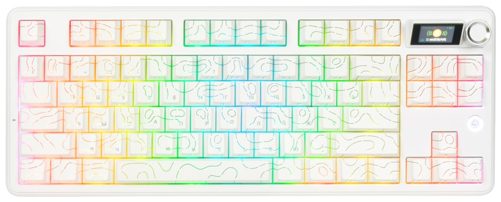 Клавиатура Ajazz AK870 v2 белый